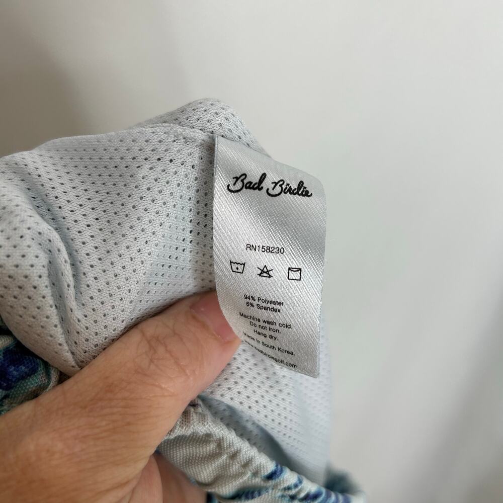 Bad Birdie men's swim trunks blue tropical large - Picture 5 of 6